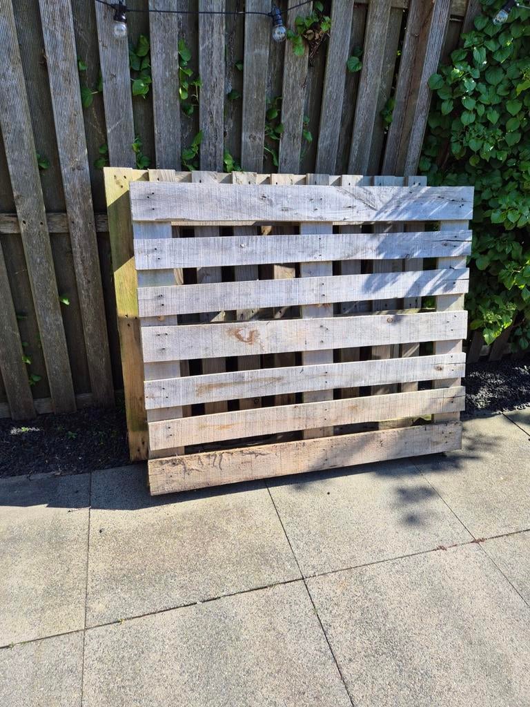 2 pallets gratis, Ophalen, Zo goed als nieuw, Pallet, Minder dan 200 cm