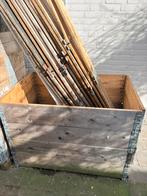 Houten klapkrat randen formaat 80/120 euro pallet, Ophalen, Gebruikt, Minder dan 180 cm, Planken