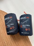 Decathlon, 2 zelfopblazende slaapmatjes blauw, Caravans en Kamperen, Ophalen of Verzenden, Nieuw