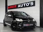 VW UP! High up!/75PK/Facelift/Led/Bluetooth/Black edition/!, Voorwielaandrijving, Stof, 4 stoelen, Zwart