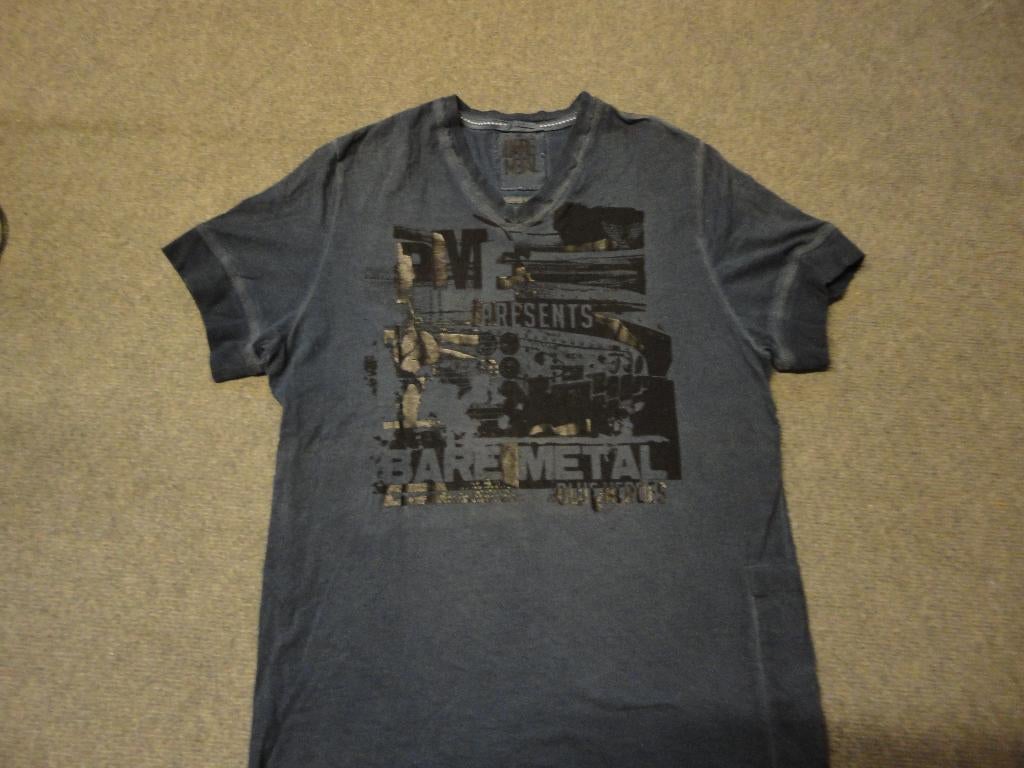 Prachtig blauw Tshirt van PME LEGEND maat M BARE METAL, Kleding | Heren, Maat 52/54 (L), Blauw, Ophalen of Verzenden, Zo goed als nieuw