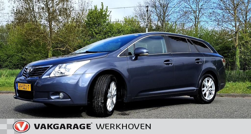 Toyota Avensis Wagon 1.8 VVTi Business automaat, Euro 5, Zwart, 4 cilinders, Blauw