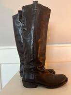 Bitter leren laarzen maat 38, Ophalen of Verzenden, Gedragen, Bruin, Hoge laarzen