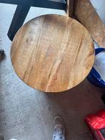 Mango houten salon tafel diameter 65cm, Huis en Inrichting, Tafels | Salontafels, Ophalen, 50 tot 100 cm, Rond, Zo goed als nieuw