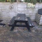 Gratis af te halen: Picknicktafel met aandachtspunten, Ophalen, Gebruikt, Rechthoekig, Hout