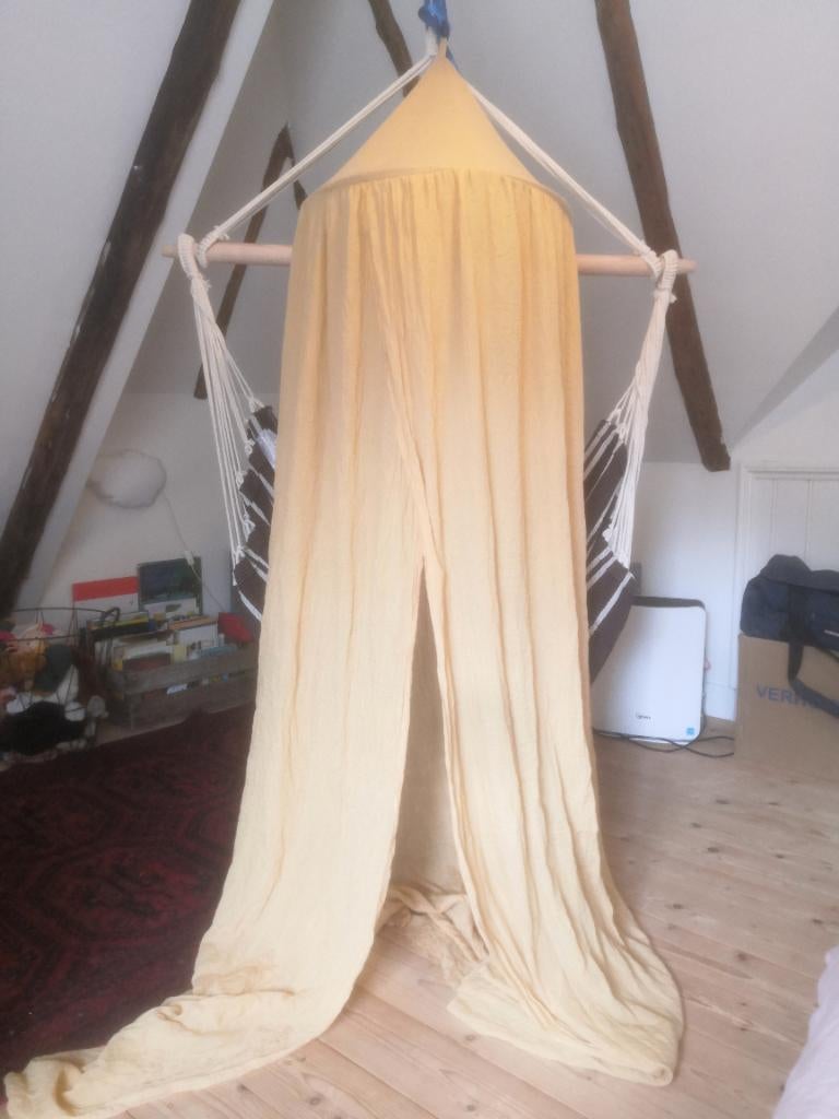 Klamboe mosterdgeel, Ophalen, Gebruikt, Klamboe