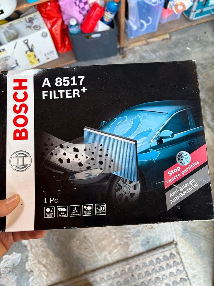 Bosch A8517 Filter+ interieurfilter voor Volkswagen, Auto-onderdelen, Filters, Volkswagen, Nieuw, Ophalen of Verzenden