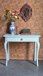 Queen Ann sidetable haltafel buro in mintgroen, Ophalen