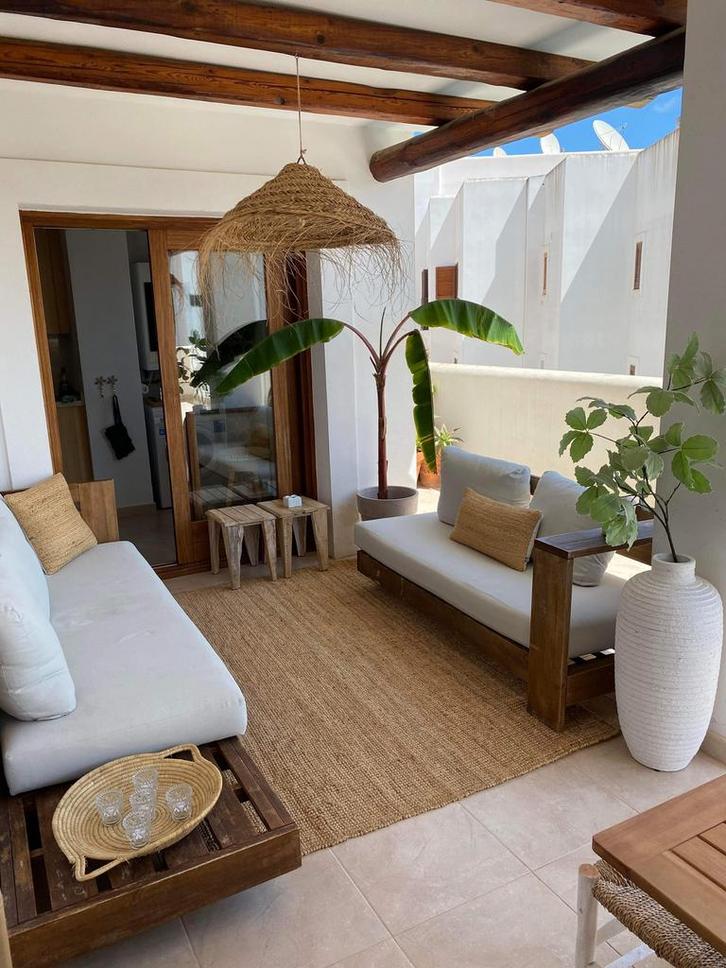 6 pers appartement te huur Ibiza, Vakantie, Vakantiehuizen | Spanje, Tuin