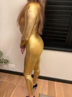 Gouden jumpsuit - Maat M, Kleding | Dames, Jumpsuits, Verzenden, Zo goed als nieuw, Maat 38/40 (M), Geel