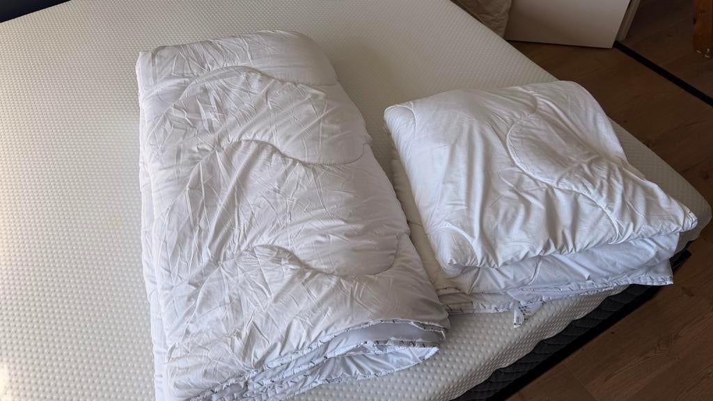 Z.g.a.n Emma duvet zomer én lente/herfst dekbedden 240 x 220, Huis en Inrichting, Slaapkamer | Beddengoed, Wit, Tweepersoons, Ophalen of Verzenden
