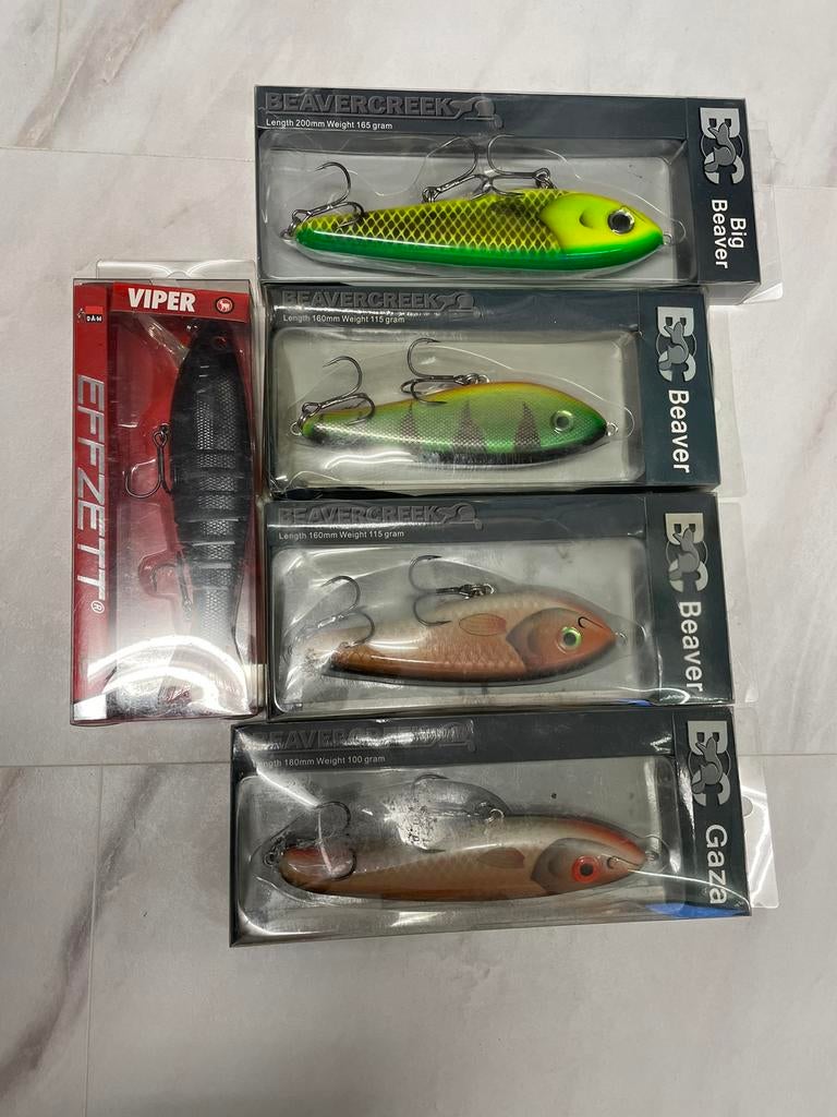 Beavercreek/dam effzett. jerk/swim bait., Ophalen of Verzenden, Nieuw, Overige typen
