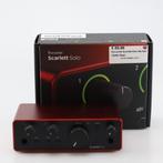 Focusrite Scarlett Solo 4th Gen | Nette Staat, Focusrite, Zo goed als nieuw, https://support.focusrite.com/hc/nl/requests/new