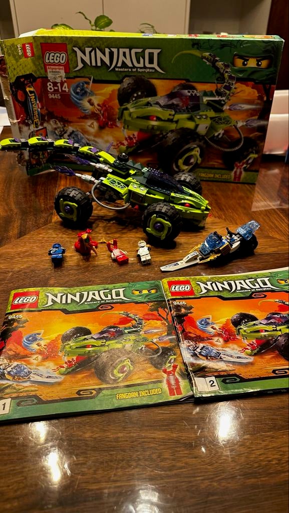 Lego Ninjago 9445 Fangpyre Truck Ambush, Gebruikt, Lego, Ophalen of Verzenden, Inclusief instructies