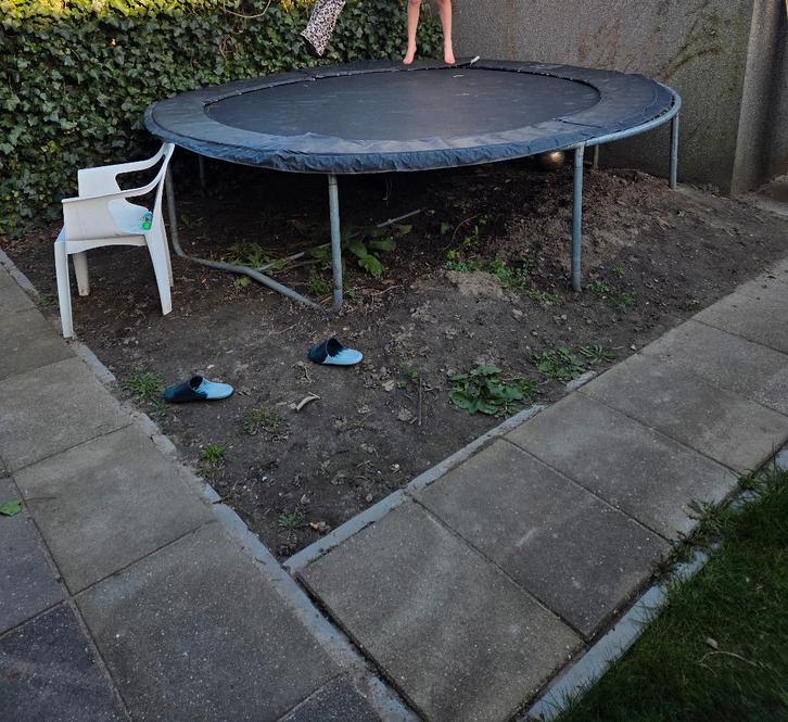 Trampoline +- 3 meter, Kinderen en Baby's, Speelgoed | Buiten | Trampolines, Gebruikt, Ophalen