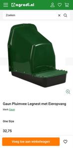 Gaun pluimveelegnest met eieropvang, Dieren en Toebehoren, Ophalen of Verzenden, Nieuw, Overige typen