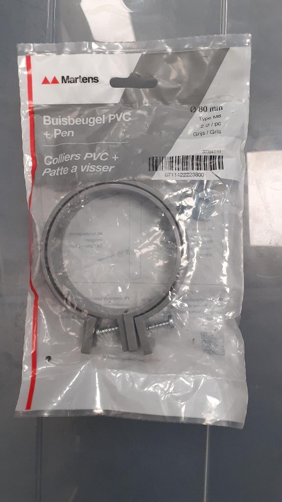 2 Regenpijp Buisbeugels, Doe-het-zelf en Verbouw, Buizen en Afvoer, Pvc, Nieuw, Ophalen of Verzenden, Minder dan 2 meter