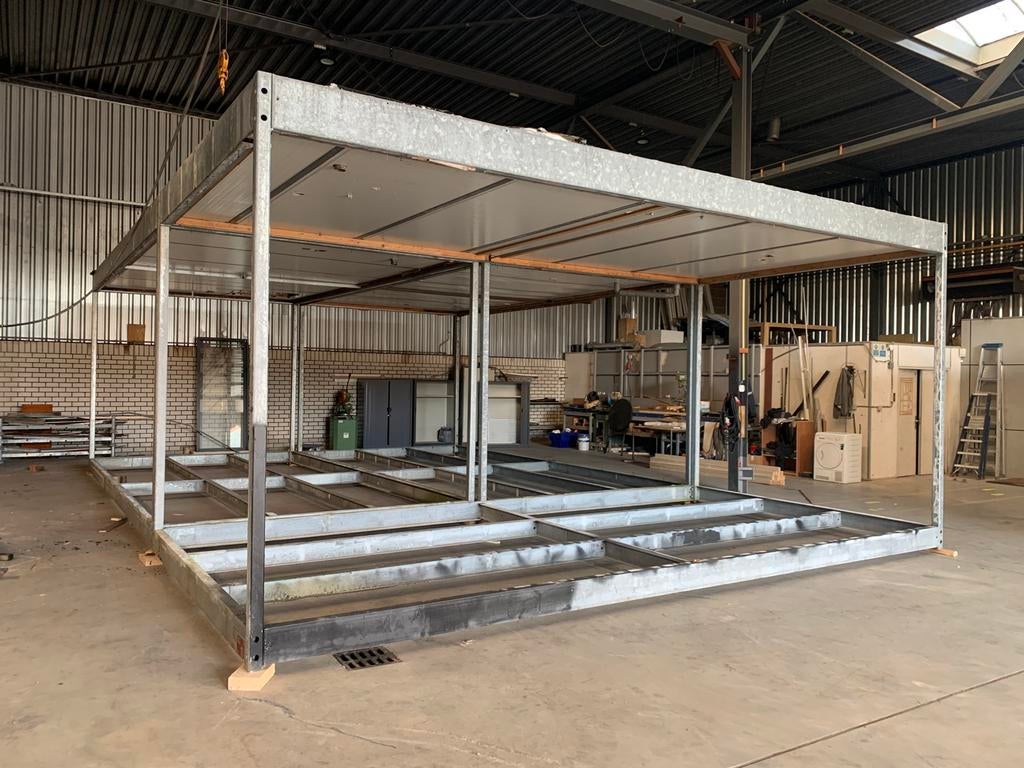 Stalen units - frames tbv unitbouw, poolhouse, tuinhuis, Ophalen, Gebruikt
