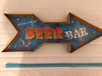 Decoratie bord met lampjes - Beer Bar (werkt op AA batterije, Ophalen of Verzenden, Gebruikt