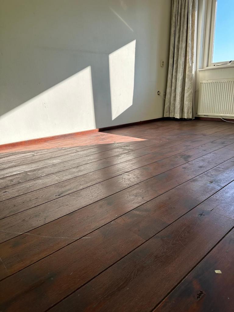 Houten grenen vloer - Robuust en sfeervol, Gebruikt, 10 m² of meer, 10 tot 30 cm, Hout