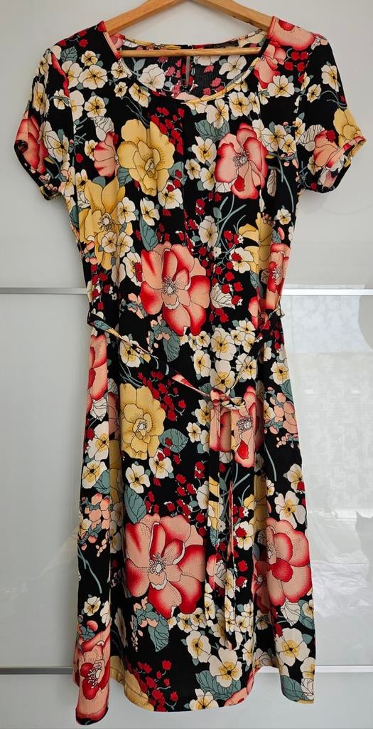 King Louie jurk Maat 40 zgan, Kleding | Dames, Jurken, Maat 38/40 (M), Zwart, Ophalen of Verzenden, Zo goed als nieuw