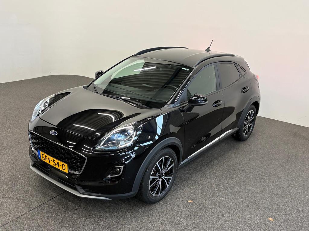 Ford Puma 1.0 EcoBoost 125pk MHEV Titanium | Navigatie | App, Auto's, Ford, Voorwielaandrijving, Euro 6, Traction-control, Zwart