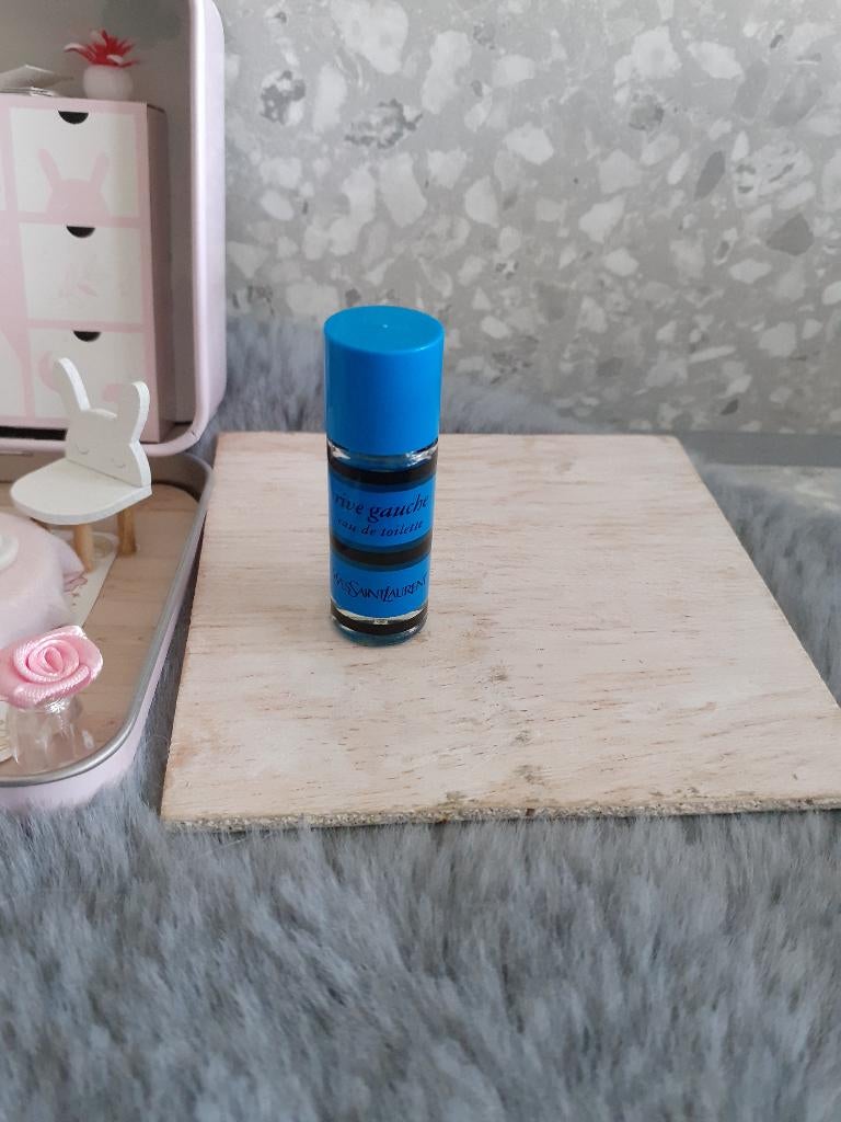 parfumminiatuur rive gauche ysl, Ophalen, Zo goed als nieuw, Miniatuur, Gevuld
