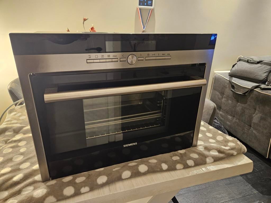 Siemens Inbouw Oven met Stoomfunctie - Zo goed als nieuw, Ophalen, Zo goed als nieuw, Inbouw