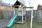 Jungle Gym speelhuisje met glijbaan, schommel en zandbak, Ophalen, Gebruikt, Schommel