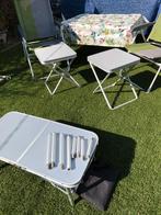 Hele set stoelen en tafels , na verkoop buscamper, Ophalen, Gebruikt
