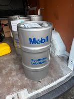 5 lege Mobil oliedrums - 60 liter vaten 1x 208L vat, Ophalen, Gebruikt