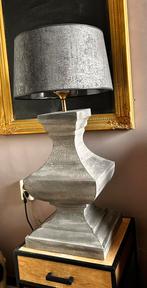 XXL schemerlamp met kap, Huis en Inrichting, Lampen | Tafellampen, Overige materialen, Ophalen of Verzenden, 75 cm of meer, Landelijk