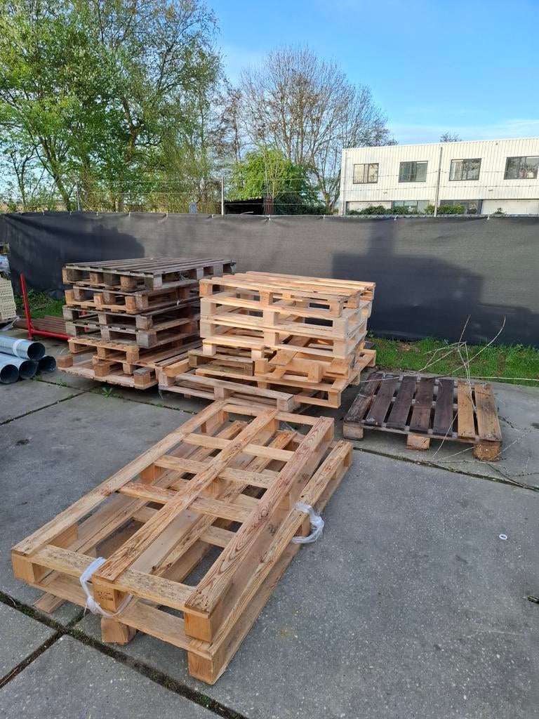 Gratis wegwerppallets, Tuin en Terras, Haardhout, Minder dan 3 m³, Ophalen