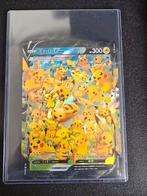 Pikachu v union jumbo pokemon kaart, Ophalen of Verzenden, Zo goed als nieuw, Losse kaart, Foil