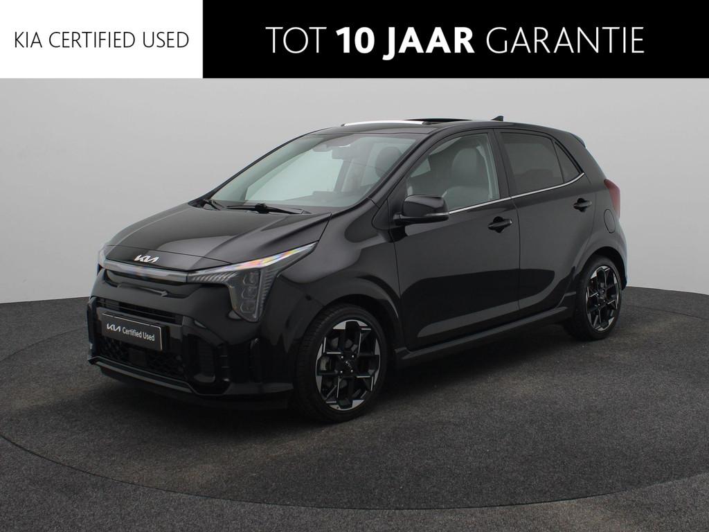 Kia Picanto 1.0 DPI GT-Line | NIEUW MODEL| Schuif/Kanteldak, 12 maanden, Euro 6, 4 stoelen, Zwart