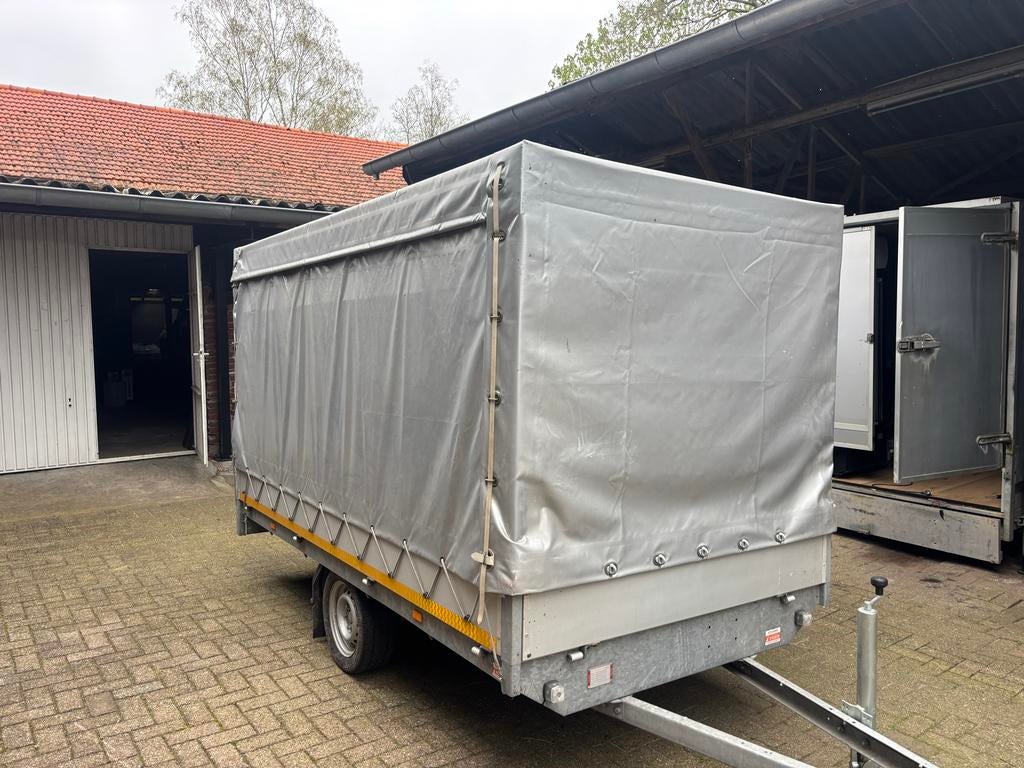 Huifaanhanger Eduard 3M bij 1.58 enkel Asser 750 kg, Ophalen, Gebruikt