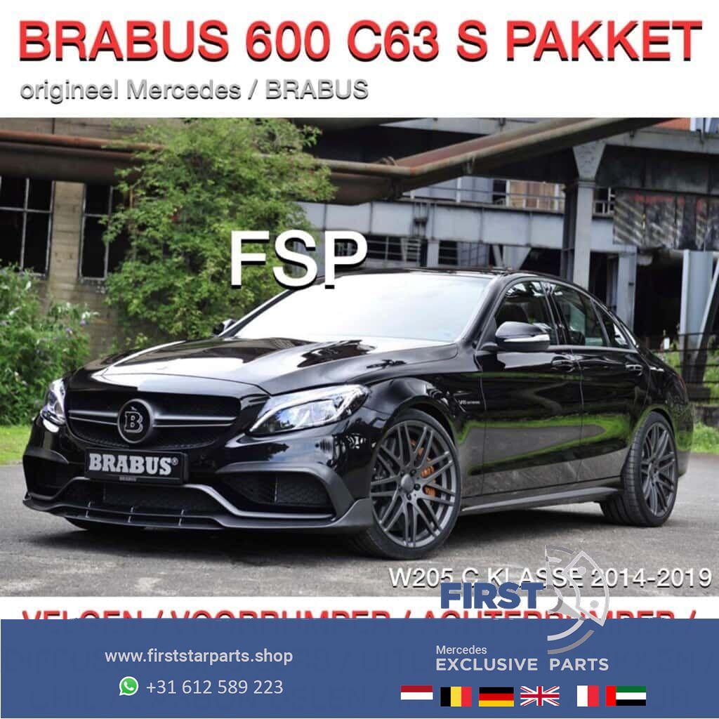 W205 C63 S BRABUS 600 PAKKET COMPLEET Origineel Mercedes C K, Ophalen of Verzenden, -, -, -
