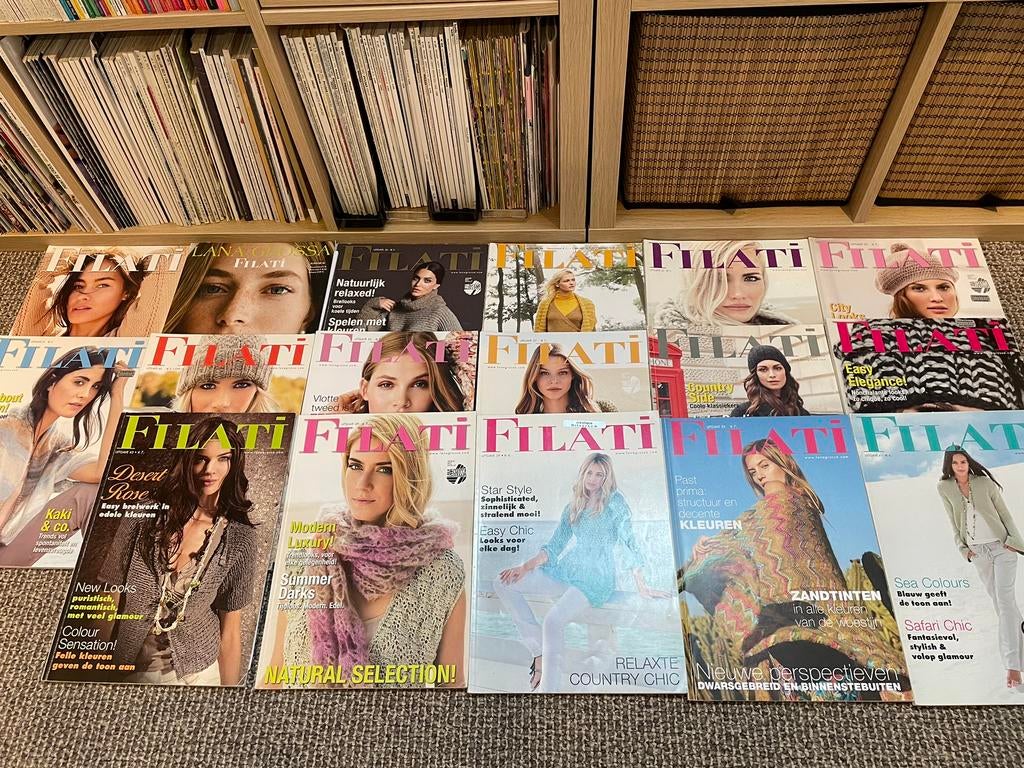 Lana Grossa Filati tijdschriften x 17, Ophalen of Verzenden, Zo goed als nieuw, Haken, Patroon of Boek