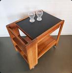 Vintage Drankentrolley Bar Cart Jordi Vilanova Spanje jr 70, Gebruikt, 50 tot 100 cm, Ophalen of Verzenden, Mid Century