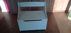 Opbergbankje wit, lengte 60×35×58., Huis en Inrichting, Woonaccessoires | Kisten, Ophalen, Gebruikt