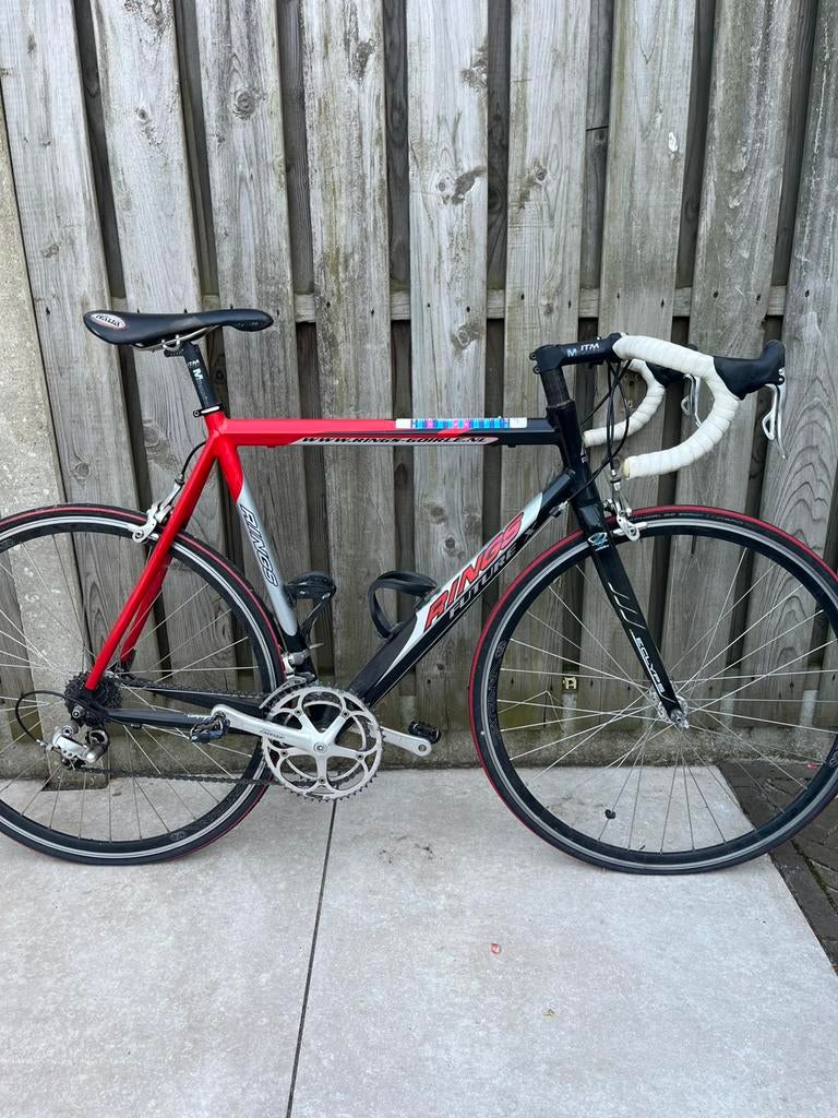 Klassieke Rings Racefiets 10 speed frame 54/56 campagnolo, Gebruikt, Aluminium, 15 tot 20 versnellingen, 53 tot 57 cm