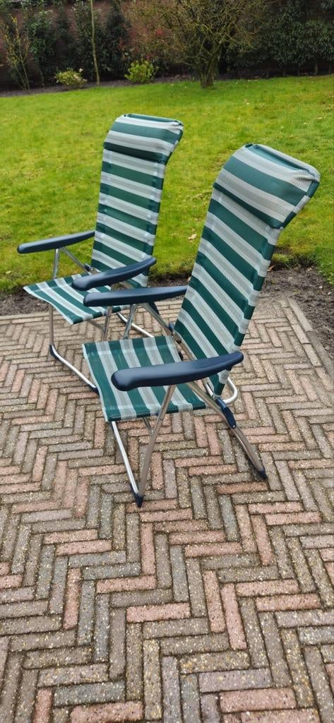 2 x Crespo standenstoel, Caravans en Kamperen, Kampeermeubelen, Ophalen