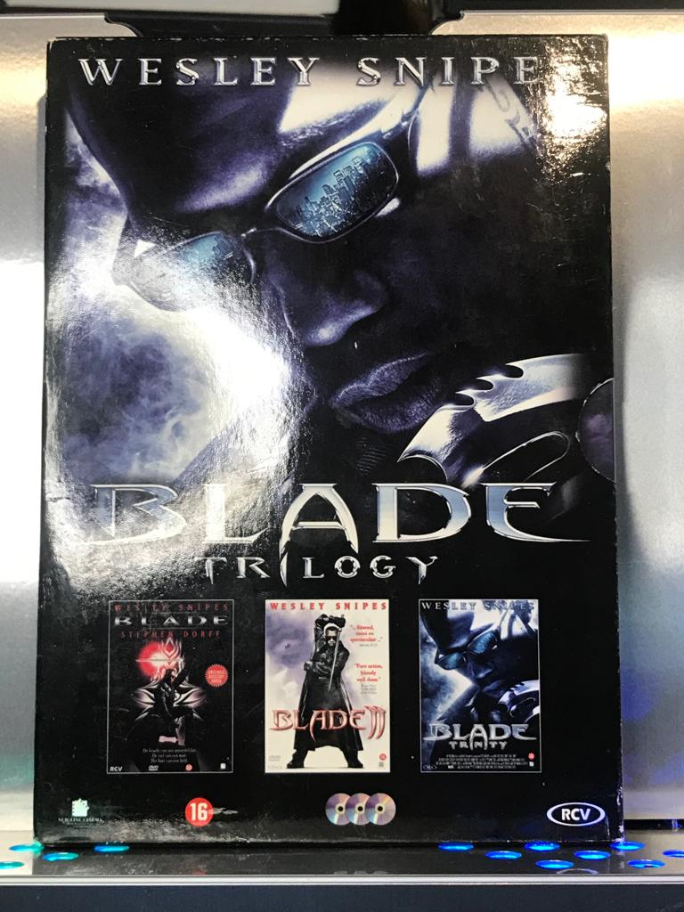 [DVD] Blade Trilogy - NLO, Cd's en Dvd's, Vanaf 16 jaar, Ophalen of Verzenden, Zo goed als nieuw, Actie