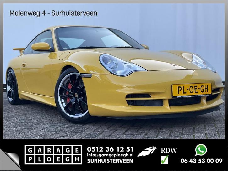 Porsche 911 3.6 Coupé 996 GT3 Collect Car Speed Yellow Carb, Auto's, Porsche, Bedrijf, Te koop, ABS, Airbags, Airconditioning