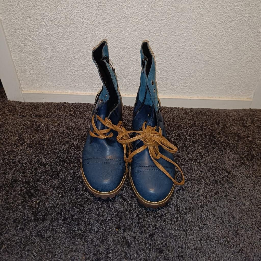 dames laarsjes maat 40, Blauw, Lage of Enkellaarzen, Nieuw, Ophalen of Verzenden