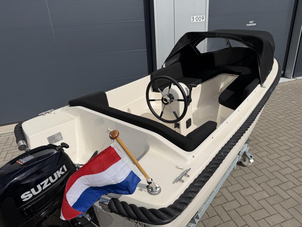 Nette Admiral 470 XL Sloep Compleet incl Suzuki 9.9PK 4-takt, Watersport en Boten, Sloepen, Gebruikt, Tot 10 pk, Wfwatersport@botenverhuurhoorn.nl