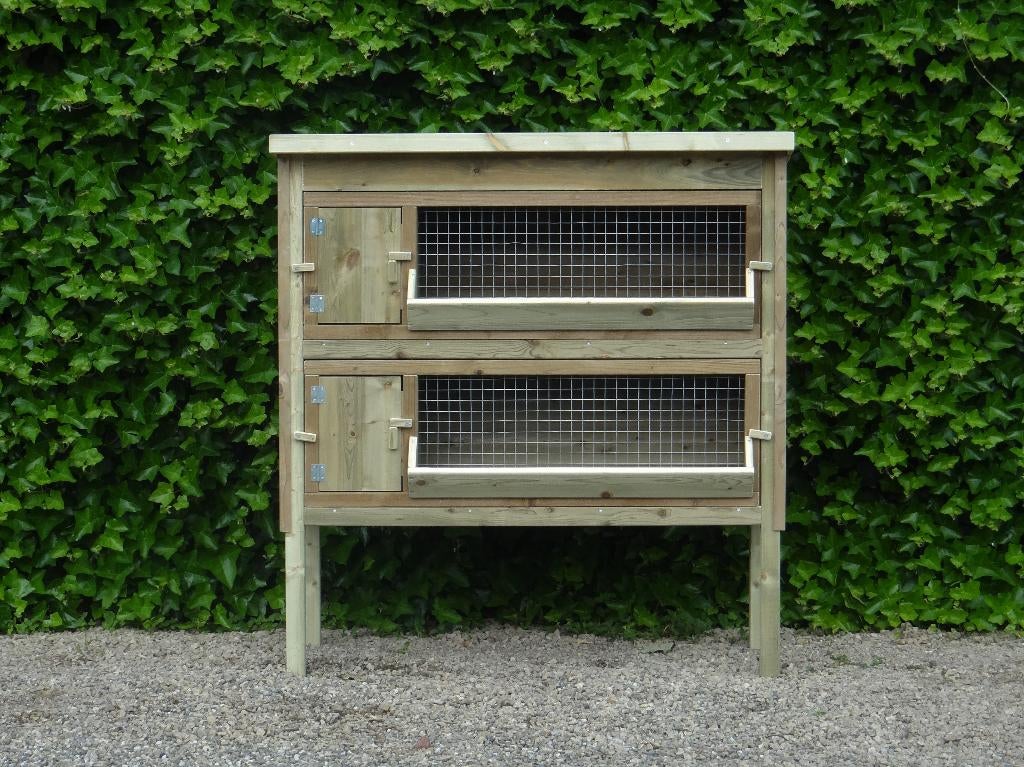 Konijnenhok Weypoort | Duurzame materialen, 110 cm of meer, Nieuw, Ophalen of Verzenden, 90 cm of meer