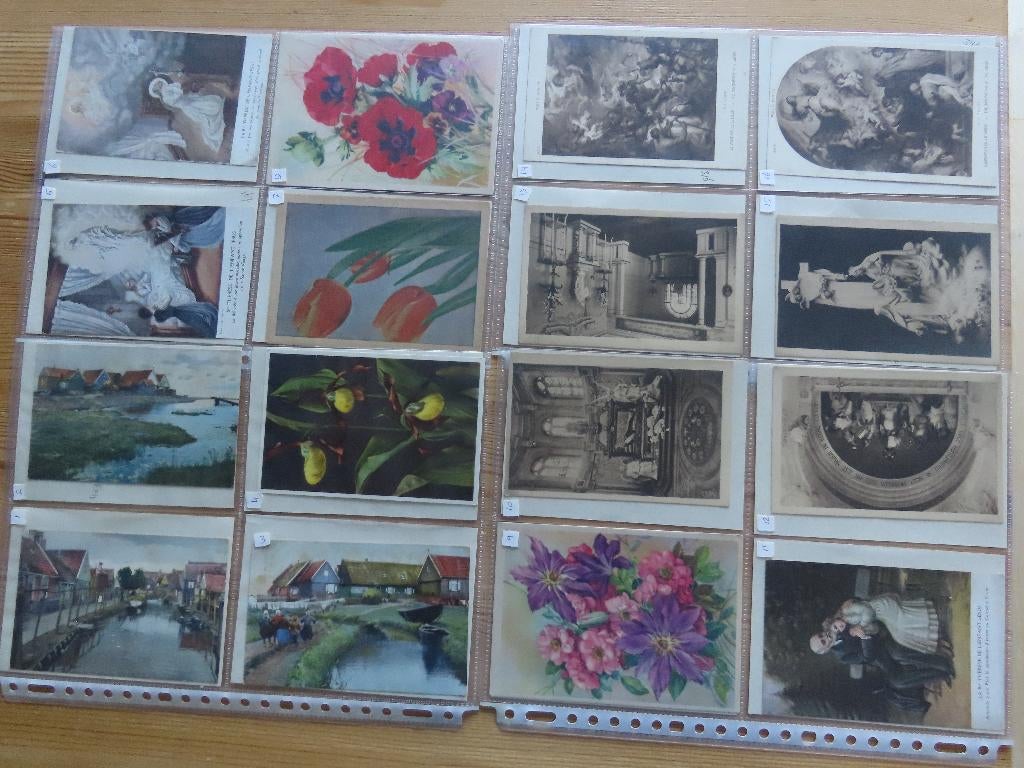 partij oude kaarten, Ophalen of Verzenden, Ongelopen