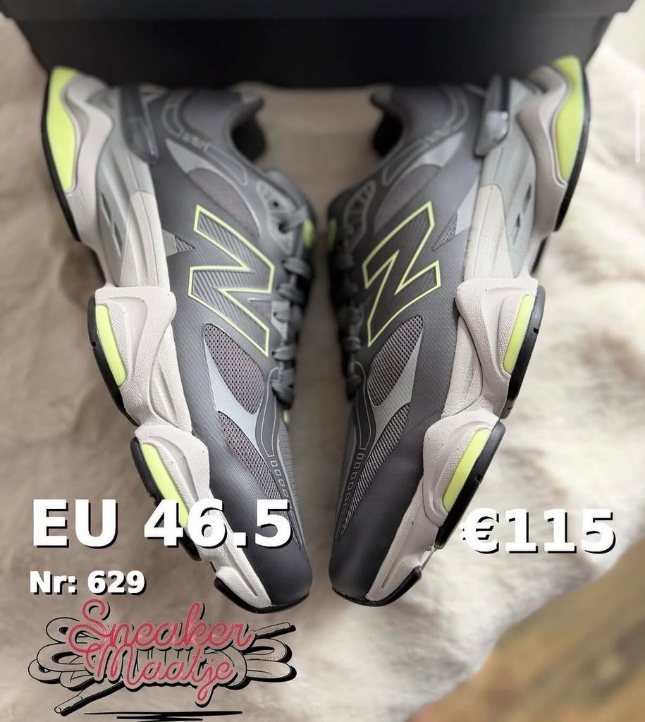New Balance 9060 Grijs Groen - Maat 46.5 - Nieuw, Overige kleuren, Nieuw, Ophalen of Verzenden, Sneakers of Gympen