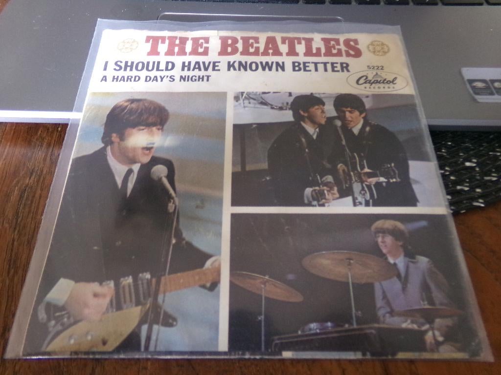 Zeldzaam - The Beatles ‎– A Hard Day's Night -  13 Jul 1964, Cd's en Dvd's, Vinyl Singles, Ophalen of Verzenden, 1960 - 1969, Gebruikt